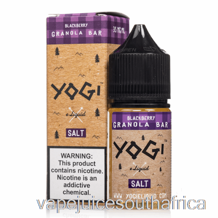 Vape Pods Blackberry Granola Bar - Yogi Salts E-Liquid - 30Ml 35Mg